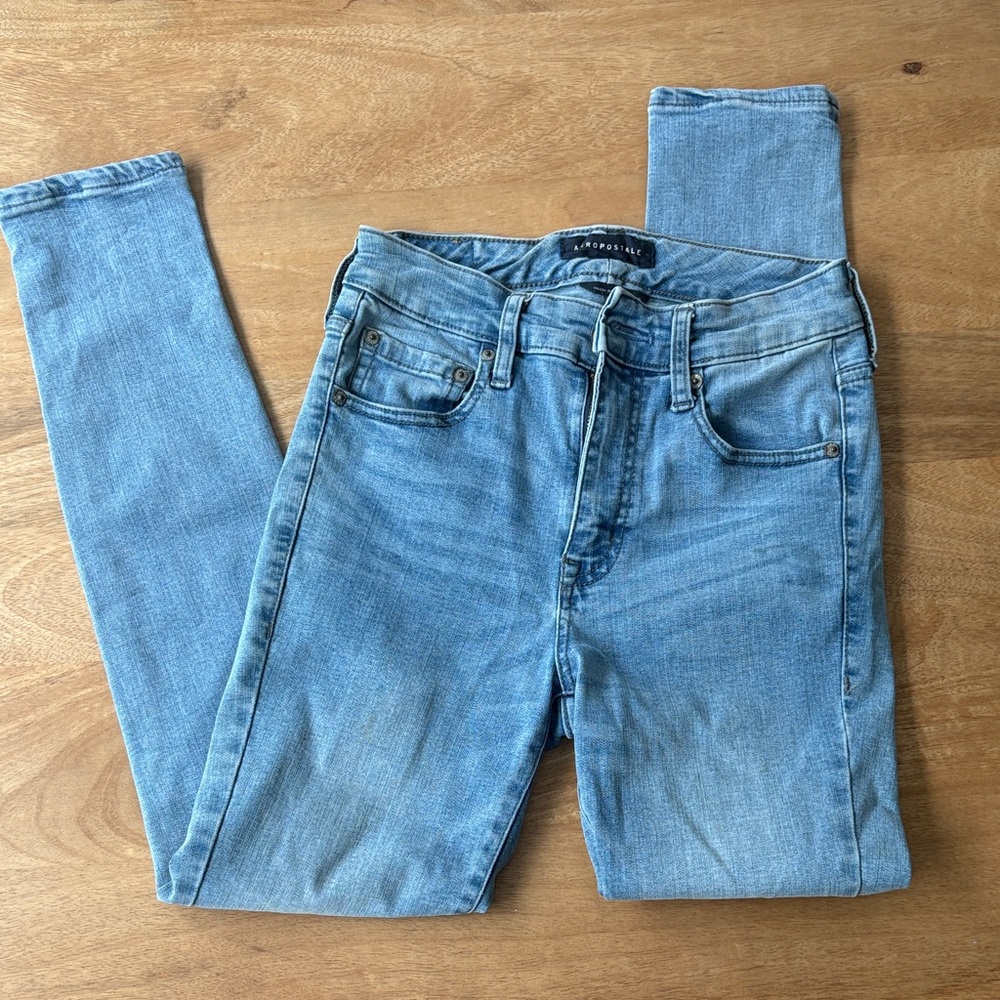 Aeropostale Light Blue High Rise Jegging
